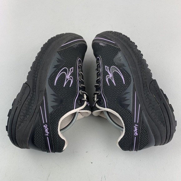 Gdefy Gravity Defyer Mighty Walk Womens Sz 9.5 Black Verso Shock Athletic Shoes - Picture 5 of 11
